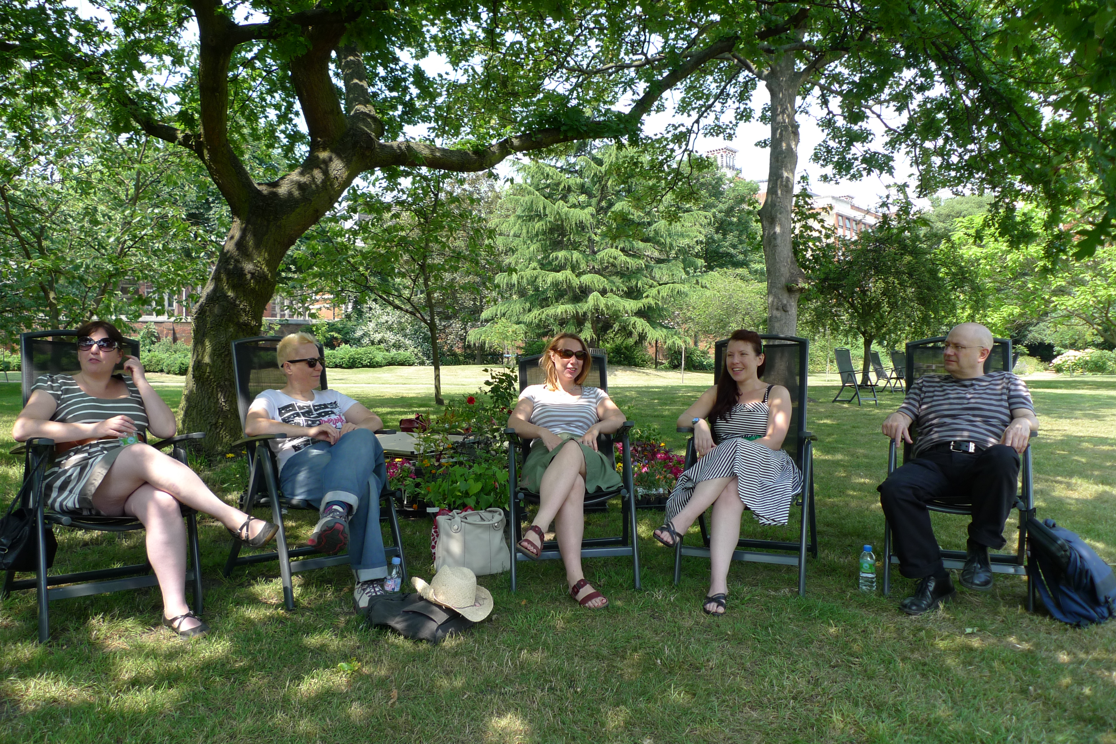 A little relax before some more singing