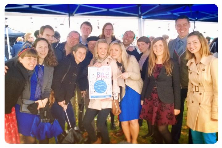 A very soggy lot at the Nunhead Bite, but what a great gig